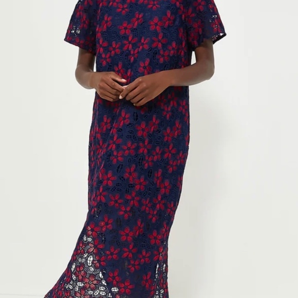 Tuckernuck POMANDER PLACE Midnight Floral Lace Seraphina Dress - Picture 2 of 4